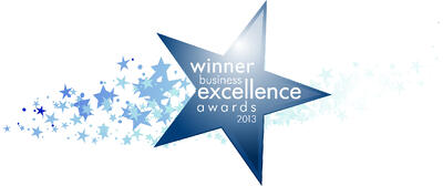 2013 Business Excellence Awards Logo + sponsor
