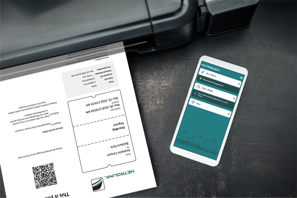Metrolink launches Online Ticketing Portal to Print Tickets at Home