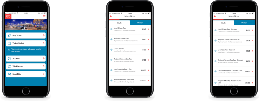 New Features Released on Denver RTD Mobile Tickets App