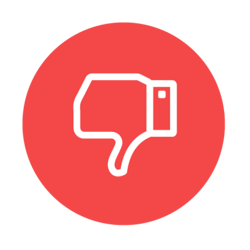 thumbs down illustration